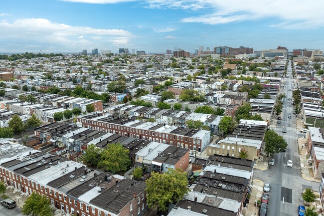 Baltimore is a short drive from Ellwood Park.