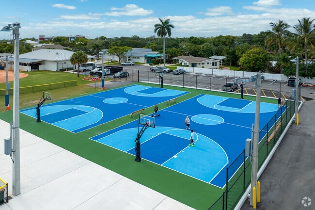 Dan Witt Park also has new, state of the art basketball courts.
