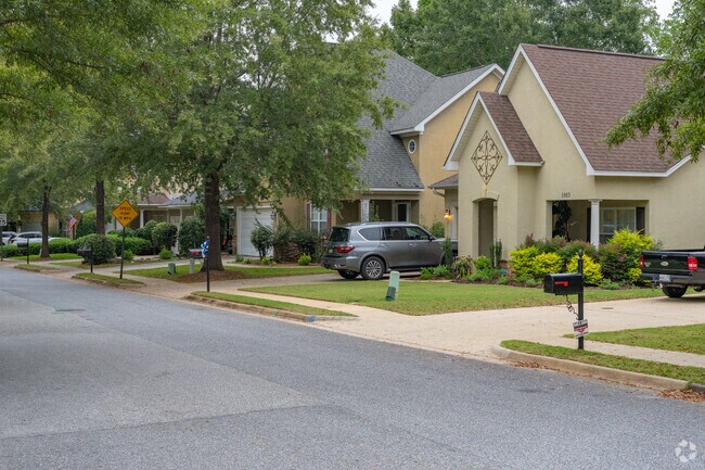 The neighborhood is managed by a homeowners association, which helps maintain shared amenities and ensures a well-kept environment.