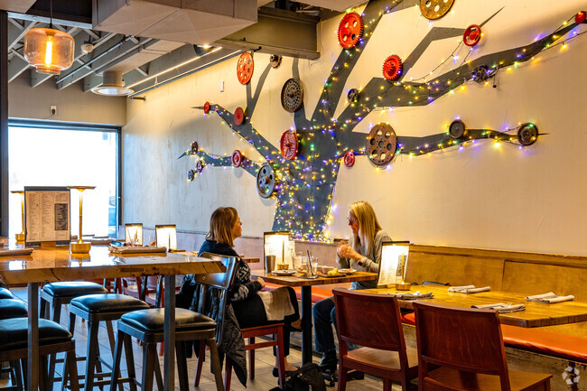 Meet a friend for lunch at Timber Wood Fire Bistro in West Central Omaha.