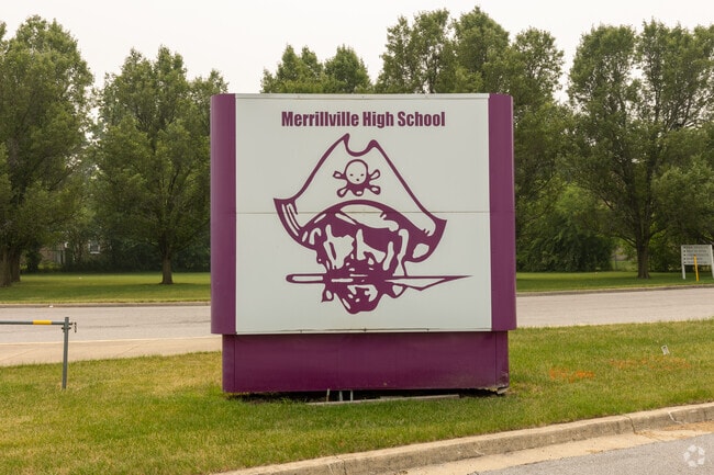 Merrillville High School mascot, a Pirate, Schererville, IN.