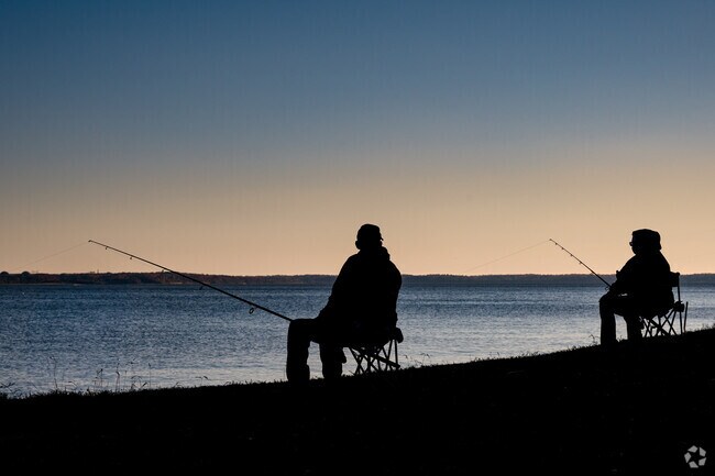 Fishing in the James River is a popular pastime for Kingsmill residents.