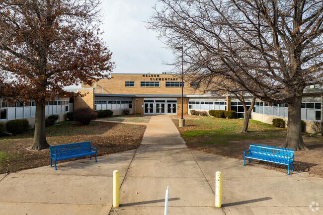 Here is the main entry for Nelson Elementary School.