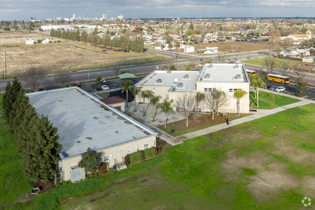 A view of W.E.B DuBois Academy in Fresno.
