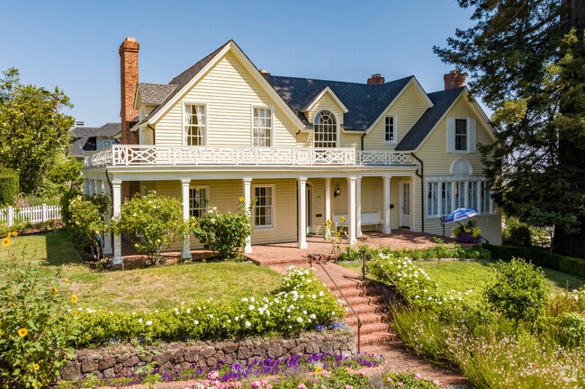 The Brainerd Jones District in Petaluma is known for its unique architecture.