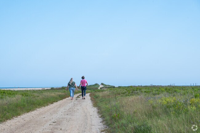 The walk to Long Point Beach in West Tisbury is a bit of a trek, but it's well worth it.