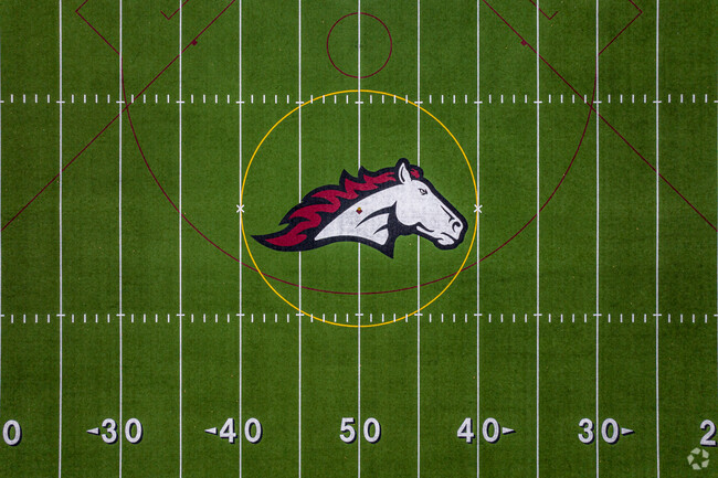 Menomonie High School is the home of the Mustangs.