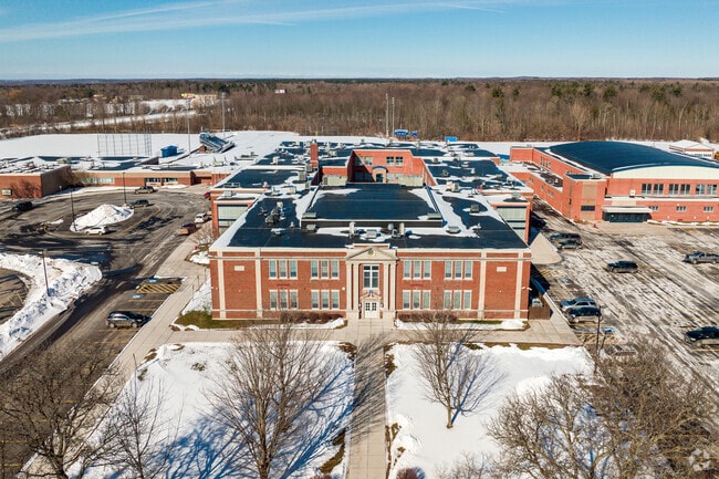 Sandy Creek High in Sandy Creek also shares a structure with the Middle and Elementary Schools.
