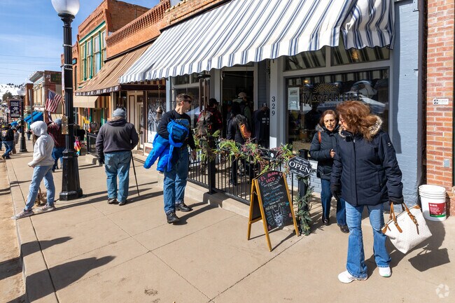 Explore local favorites like The Mercantile for unique finds in Cripple Creek.