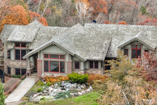 Homebuyers in Saint Joseph can find Tudor Ranch-style mansions along St. Croix.