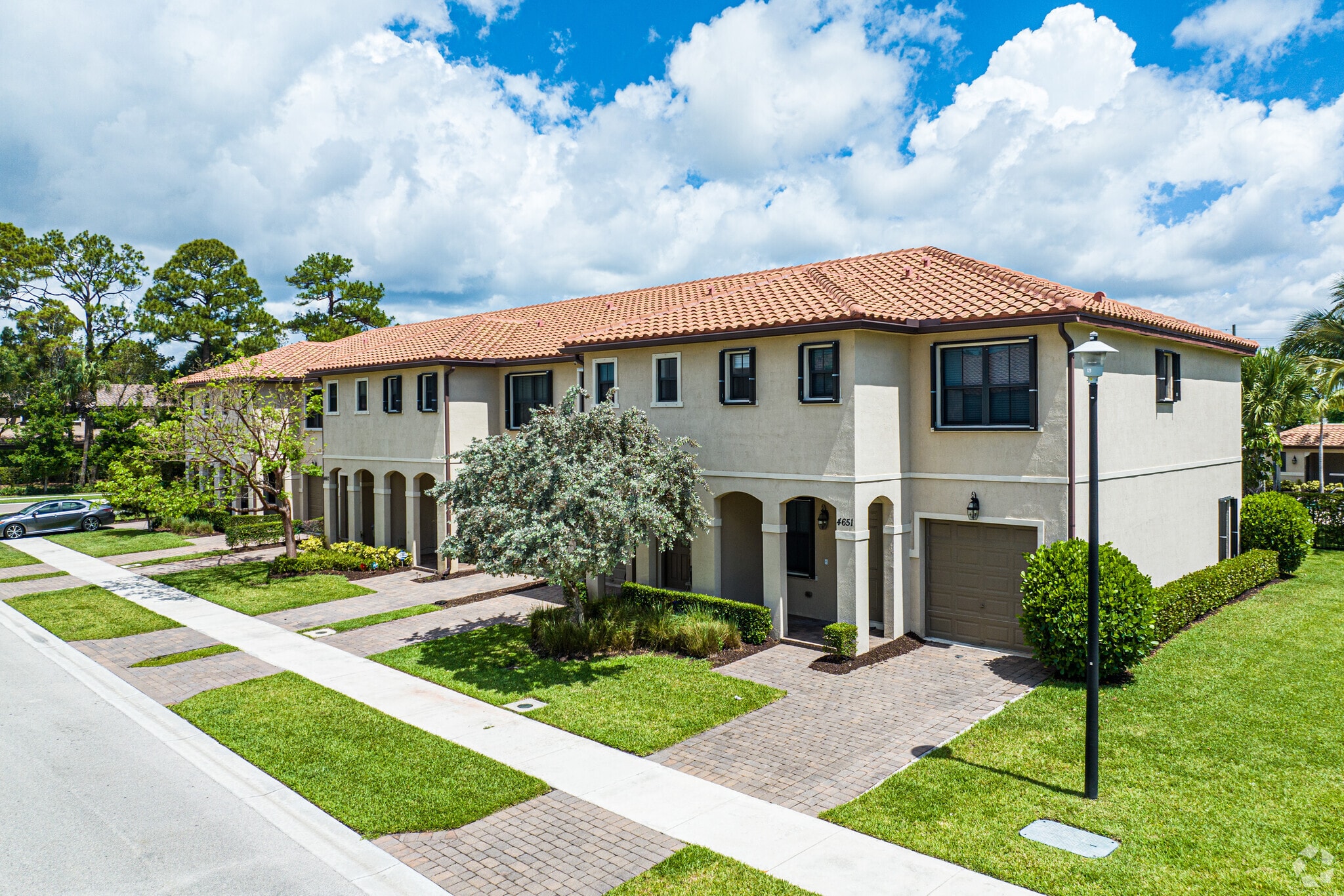Homes in Willoughby feature charming architecture and spacious yards.