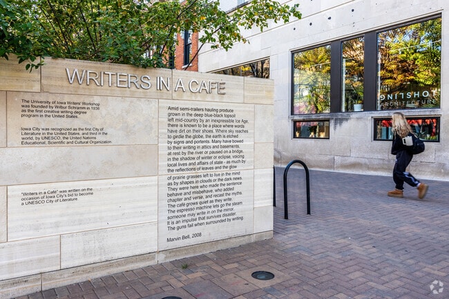 Iowa City is a UNESCO City of Literature and is very proud of it.