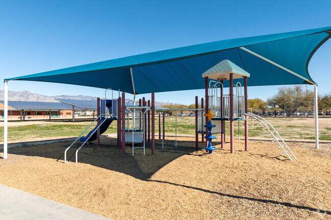 There's plenty of different playground equipment for students to enjoy at Whitmore Elementary.