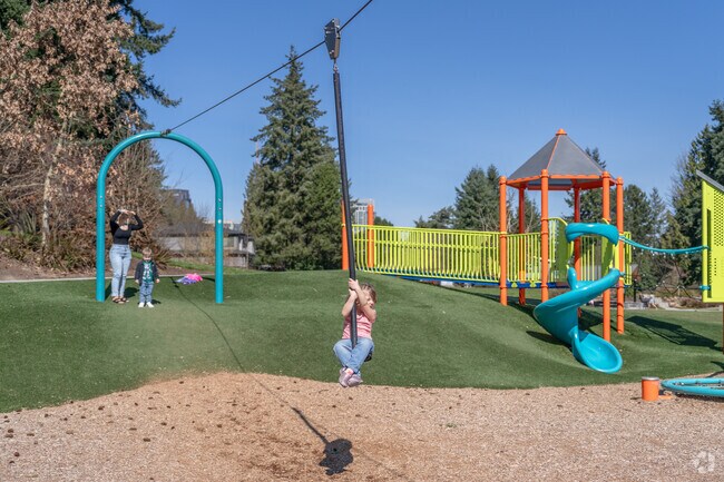 Try the zip line out at Surrey Downs Park in Southwest Bellevue.