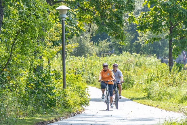 Shorewood Park in Loves Park offers bike trails with newly paved paths for the community.