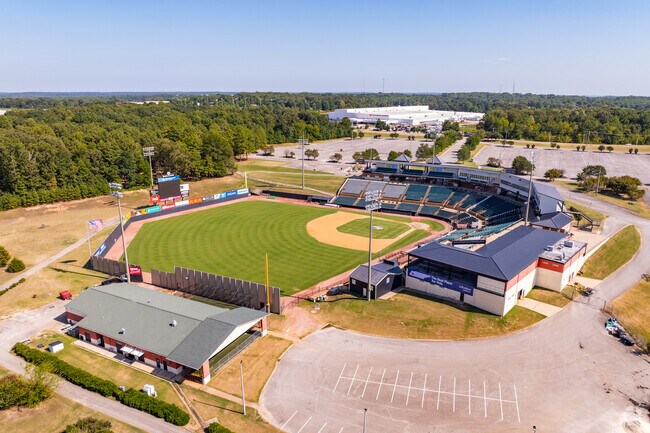 The Ballpark at Jackson near Gilmore is the home of the Jackson Rockabillys.