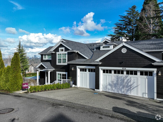 Ample garage space for boats or cars can be found in the Enatai properties for sale.