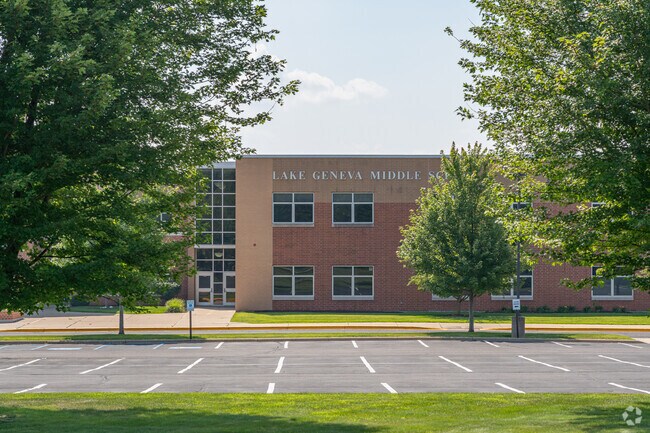 Lake Geneva Middle School enrolls over 600 students.