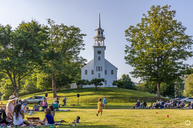 The town of Strafford offers a very close community environment where all residents come together to enjoy music.