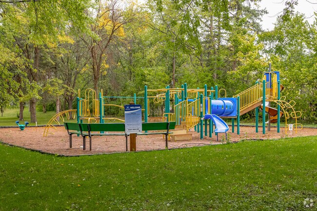 Sunnyview Park features a playground in the neighborhood of 
Crystal.