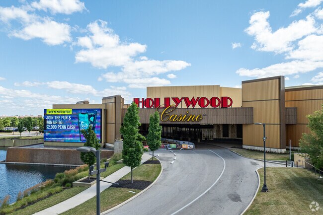 When you're feeling lucky, travel just a few miles from Laurel Greene to the Hollywood Casino.