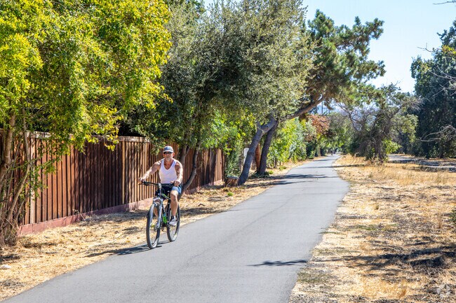 The Iron Horse Regional Trail is enjoyed by cyclists every day.