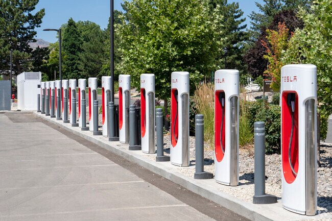 The largest charging station for electric cars in Reno can be found in Bartley Ranch.