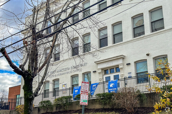 Entrance to DC Prep Anacostia Elementary