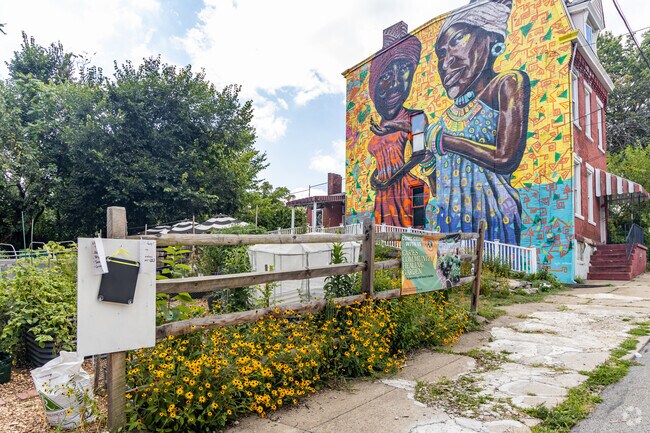 Stop by Sunny's Community Garden in Crawford-Roberts and show off your green thumb.