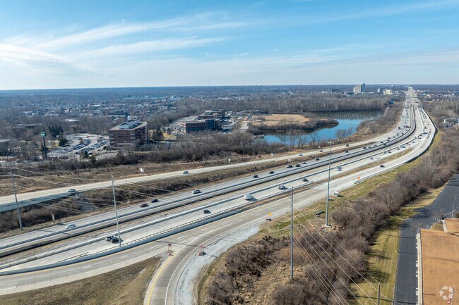Interstate 465 runs through Castleton, and is used by locals to get around the city.