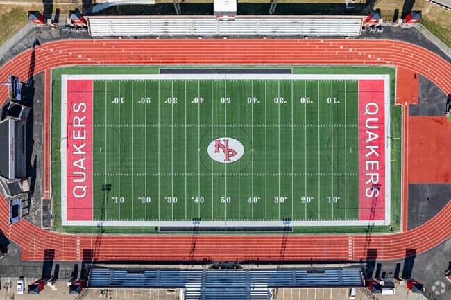 New Philadelphia is home of the Quakers and Woody Hayes Quaker Stadium.