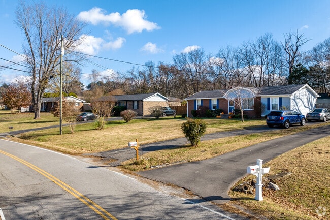 One story brick ranches are a popular choice in Green Hill.