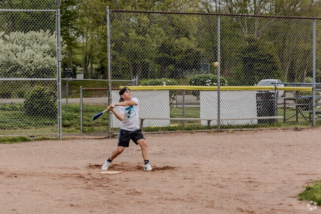 Baseball fields provide the perfect backdrop for friendly competition in Clinton.