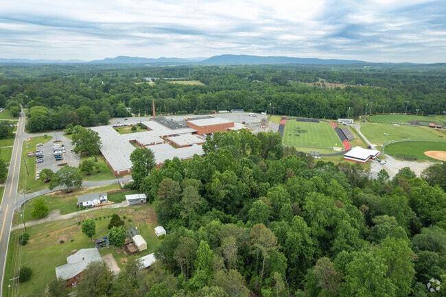 East Rutherford High School has a large playground.