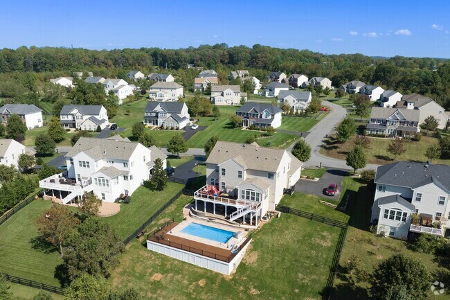 Residents are able to enjoy private pools in select Powells Creek properties.