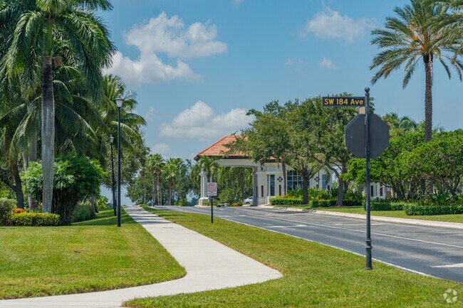 Harbour Lake Estates is a private community with a guard house accessible only to residents.