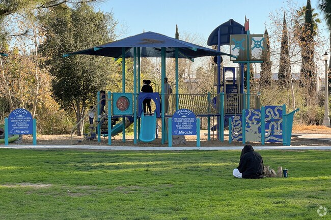 Children can enjoy the playground at Vincent Lugo Park in San Gabriel.