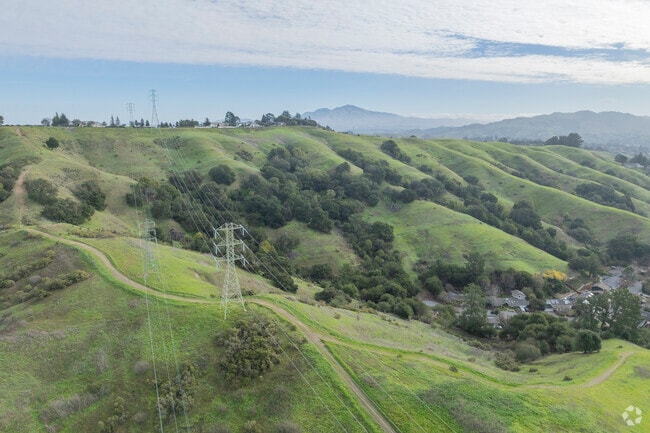 The idyllic green hills around Crestview offer incredible hiking and bicycling opportunities.