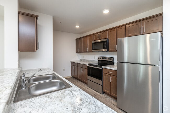 2BR, 1BA - 1,080SF - Kitchen