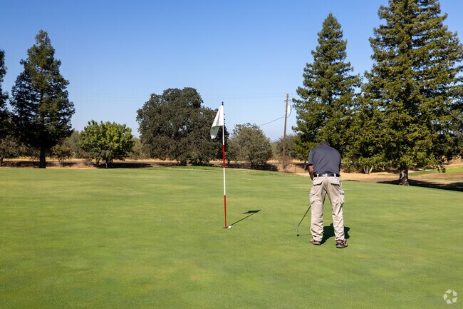 Residents can practice their swing at the Arbuckle Golf Club, a community favorite.