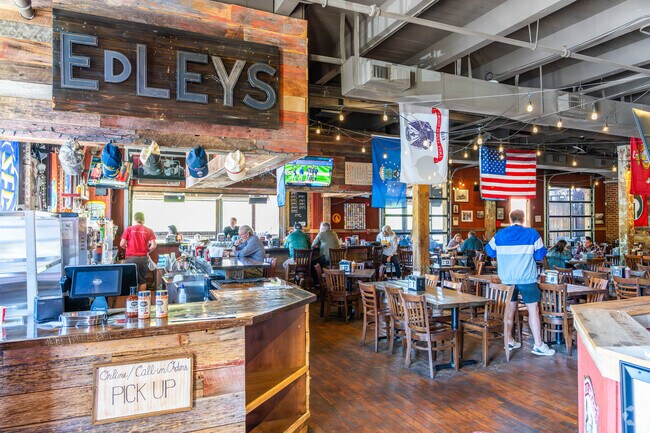 Northshore's Edley's is a BBQ institution that has sister stores in Nashville, TN.