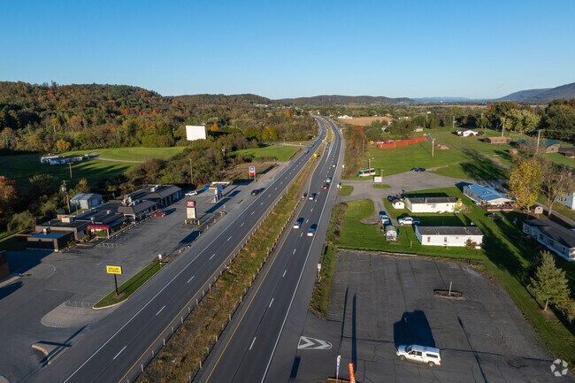 Rt 220 in Woodward has beautiful mountain views.