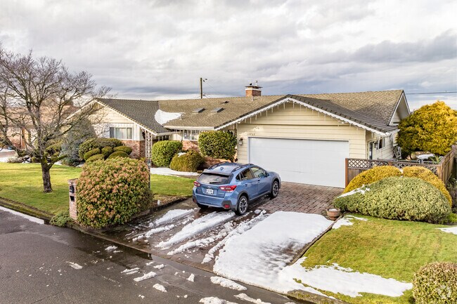 Ranch-style homes boast built-in garages in Argay.