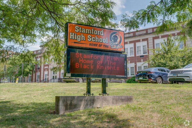 Stamford High School also serves students living in the Springdale community.