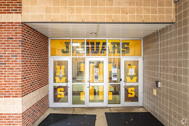 Otis L. Hairston Middle School entrance.