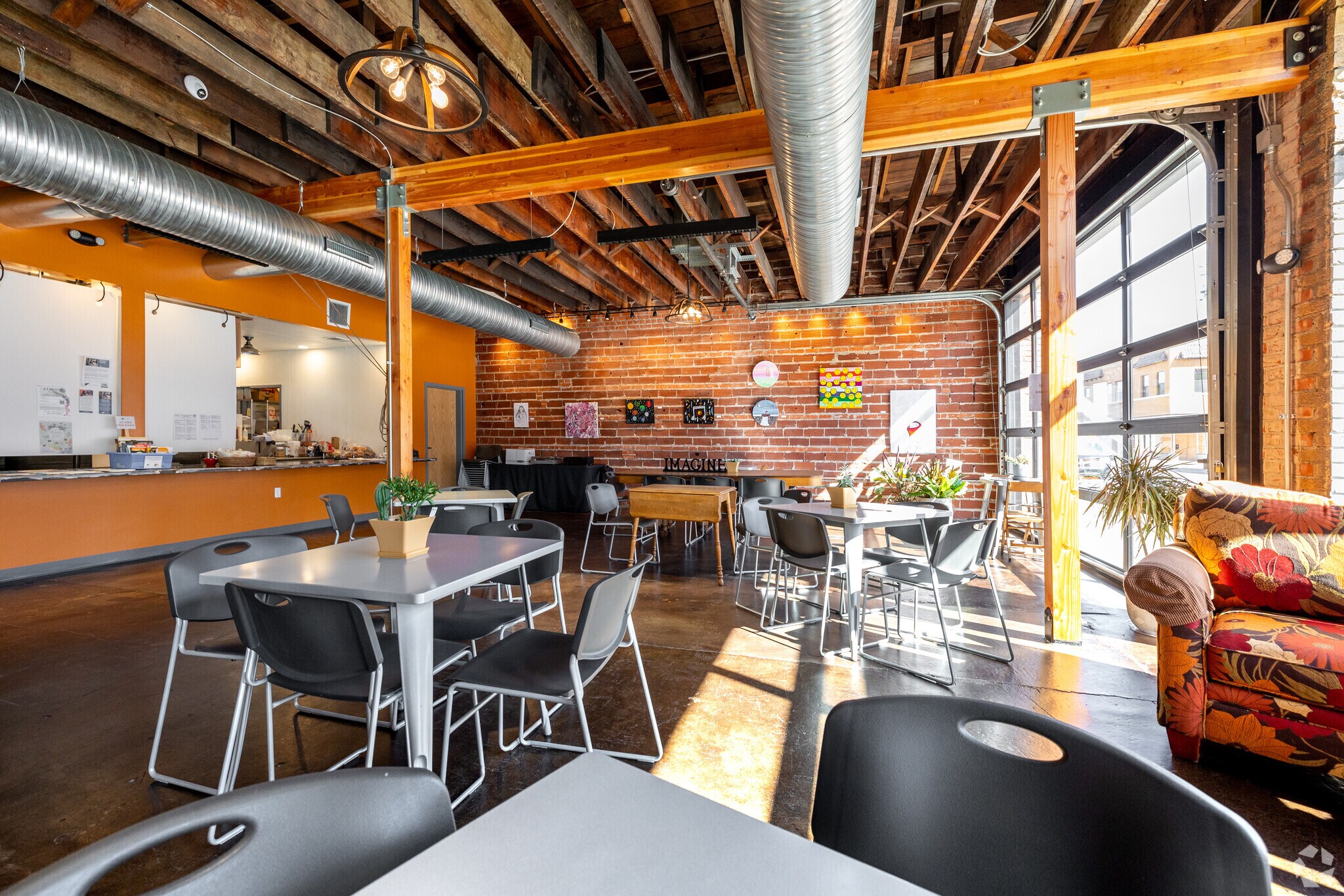 Plenty of restaurants within a mile, including super-affordable Borough Food Hall