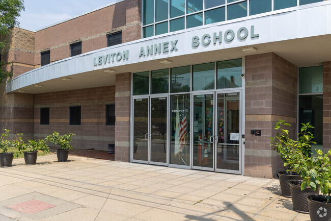 Main Entrance at Leviton Dual Language School.