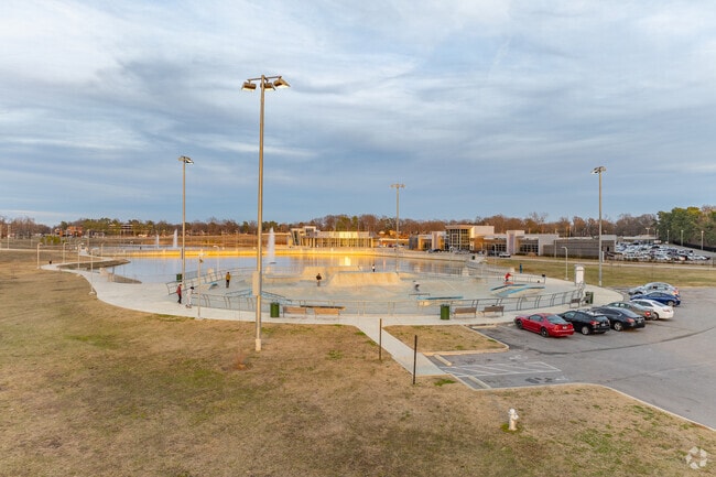 Raleigh Springs Civic Center was built on the site of the old Raleigh Springs Mall in 2017.