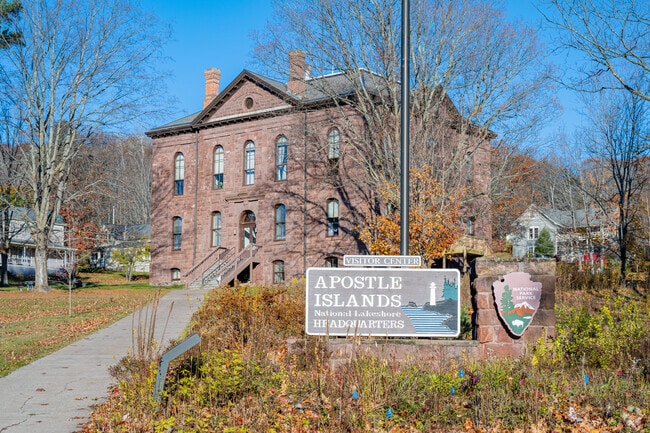 Visitor center for Apostle Islands National Lakeshore in Bayfield.