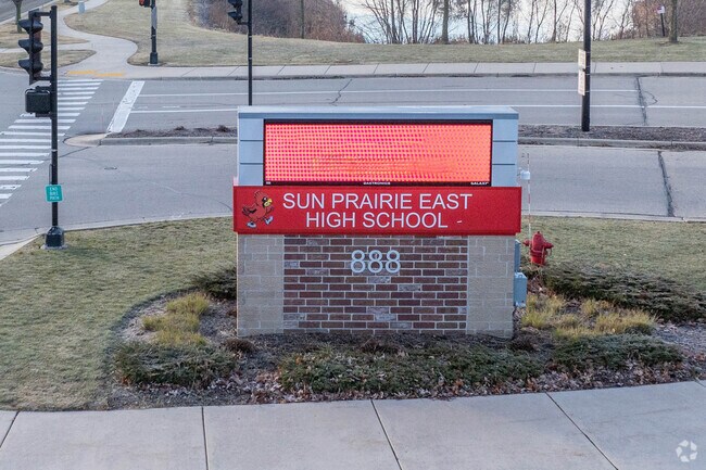 Sun Prairie East High School is part of the Sun Prairie school district.